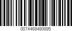 Código de barras (EAN, GTIN, SKU, ISBN): '0074469480895'