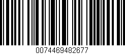 Código de barras (EAN, GTIN, SKU, ISBN): '0074469482677'