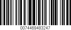 Código de barras (EAN, GTIN, SKU, ISBN): '0074469483247'