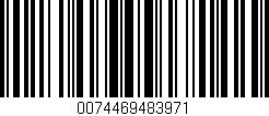 Código de barras (EAN, GTIN, SKU, ISBN): '0074469483971'