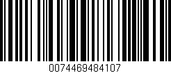 Código de barras (EAN, GTIN, SKU, ISBN): '0074469484107'