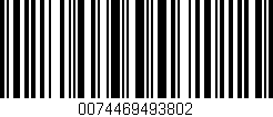 Código de barras (EAN, GTIN, SKU, ISBN): '0074469493802'