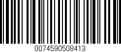 Código de barras (EAN, GTIN, SKU, ISBN): '0074590508413'