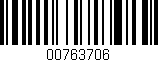 Código de barras (EAN, GTIN, SKU, ISBN): '00763706'