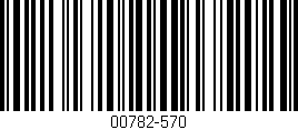 Código de barras (EAN, GTIN, SKU, ISBN): '00782-570'