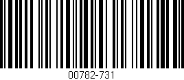 Código de barras (EAN, GTIN, SKU, ISBN): '00782-731'