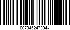 Código de barras (EAN, GTIN, SKU, ISBN): '0078462470044'