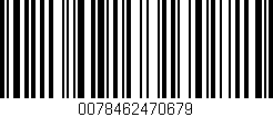 Código de barras (EAN, GTIN, SKU, ISBN): '0078462470679'