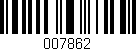 Código de barras (EAN, GTIN, SKU, ISBN): '007862'