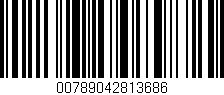 Código de barras (EAN, GTIN, SKU, ISBN): '00789042813686'
