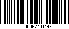Código de barras (EAN, GTIN, SKU, ISBN): '00789867484146'