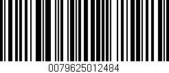 Código de barras (EAN, GTIN, SKU, ISBN): '0079625012484'