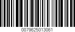 Código de barras (EAN, GTIN, SKU, ISBN): '0079625013061'