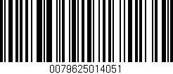 Código de barras (EAN, GTIN, SKU, ISBN): '0079625014051'
