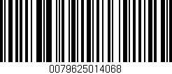 Código de barras (EAN, GTIN, SKU, ISBN): '0079625014068'
