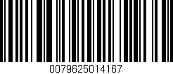 Código de barras (EAN, GTIN, SKU, ISBN): '0079625014167'