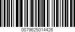Código de barras (EAN, GTIN, SKU, ISBN): '0079625014426'