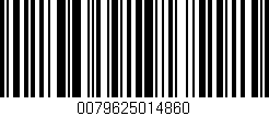 Código de barras (EAN, GTIN, SKU, ISBN): '0079625014860'