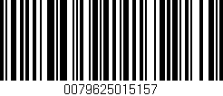 Código de barras (EAN, GTIN, SKU, ISBN): '0079625015157'