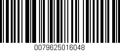 Código de barras (EAN, GTIN, SKU, ISBN): '0079625016048'