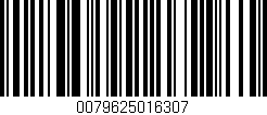 Código de barras (EAN, GTIN, SKU, ISBN): '0079625016307'