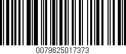 Código de barras (EAN, GTIN, SKU, ISBN): '0079625017373'