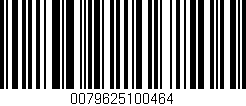 Código de barras (EAN, GTIN, SKU, ISBN): '0079625100464'