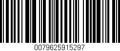 Código de barras (EAN, GTIN, SKU, ISBN): '0079625915297'
