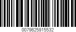 Código de barras (EAN, GTIN, SKU, ISBN): '0079625915532'
