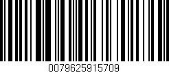 Código de barras (EAN, GTIN, SKU, ISBN): '0079625915709'