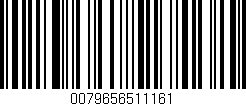 Código de barras (EAN, GTIN, SKU, ISBN): '0079656511161'