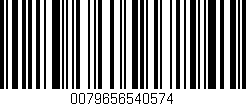 Código de barras (EAN, GTIN, SKU, ISBN): '0079656540574'