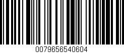 Código de barras (EAN, GTIN, SKU, ISBN): '0079656540604'
