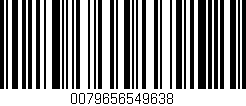 Código de barras (EAN, GTIN, SKU, ISBN): '0079656549638'