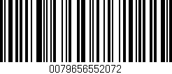Código de barras (EAN, GTIN, SKU, ISBN): '0079656552072'