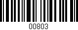 Código de barras (EAN, GTIN, SKU, ISBN): '00803'
