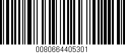Código de barras (EAN, GTIN, SKU, ISBN): '0080664405301'