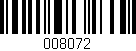 Código de barras (EAN, GTIN, SKU, ISBN): '008072'