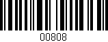 Código de barras (EAN, GTIN, SKU, ISBN): '00808'