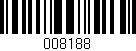 Código de barras (EAN, GTIN, SKU, ISBN): '008188'
