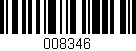 Código de barras (EAN, GTIN, SKU, ISBN): '008346'