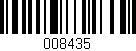 Código de barras (EAN, GTIN, SKU, ISBN): '008435'