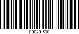 Código de barras (EAN, GTIN, SKU, ISBN): '00849-500'