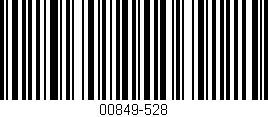 Código de barras (EAN, GTIN, SKU, ISBN): '00849-528'
