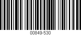 Código de barras (EAN, GTIN, SKU, ISBN): '00849-530'