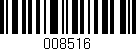 Código de barras (EAN, GTIN, SKU, ISBN): '008516'