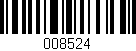 Código de barras (EAN, GTIN, SKU, ISBN): '008524'