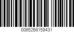 Código de barras (EAN, GTIN, SKU, ISBN): '0085268159431'