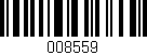 Código de barras (EAN, GTIN, SKU, ISBN): '008559'