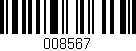 Código de barras (EAN, GTIN, SKU, ISBN): '008567'